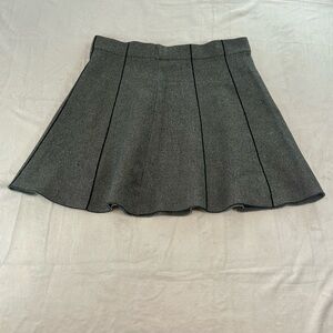 Gray Express Skater Skirt, Size L